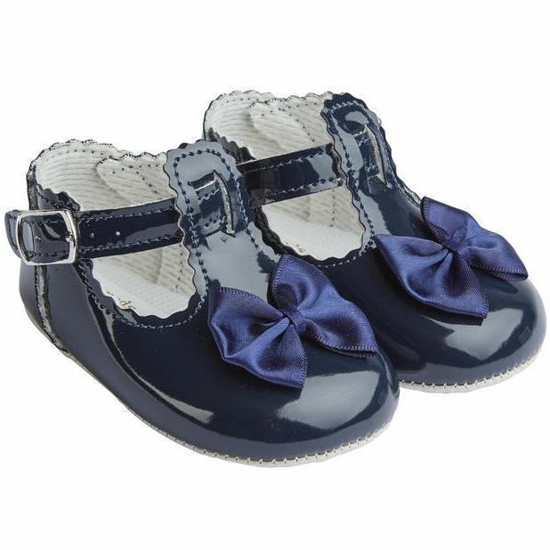 navy pram shoes